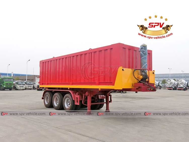 3 alxes Tipping Semi-trailer - RF